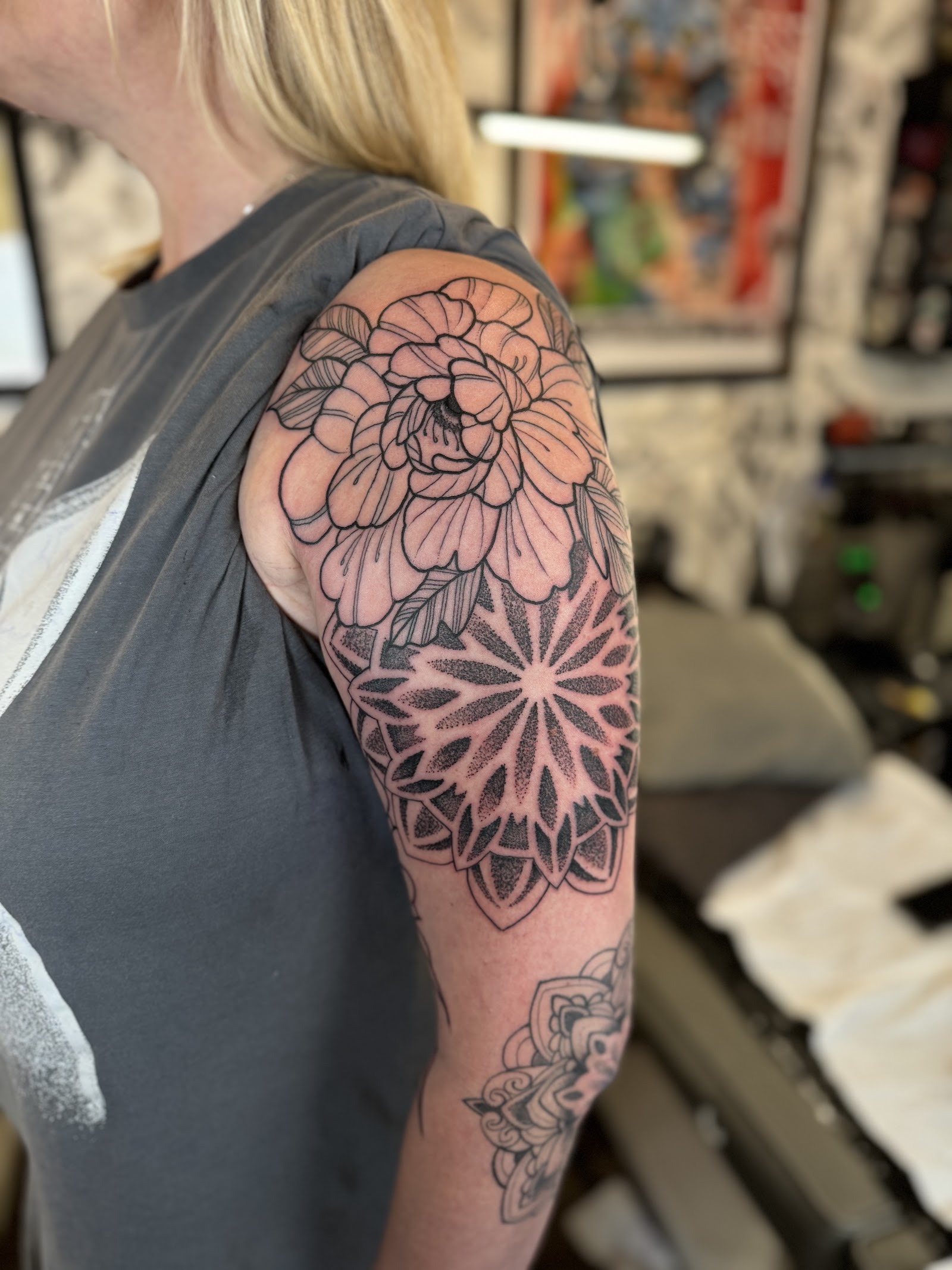Pi&egrave;ce blackwork bras complet par ATAKX